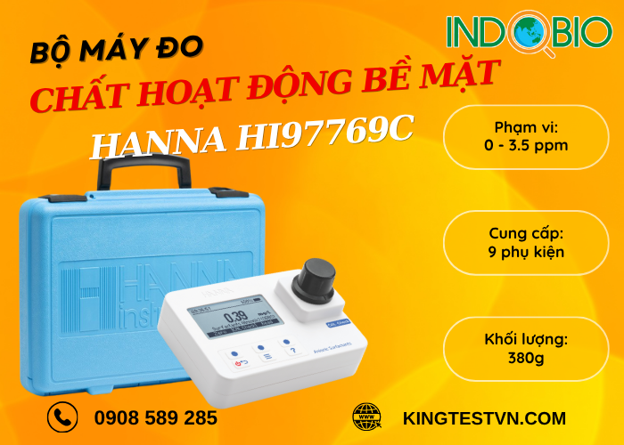 Máy đo chất hoạt động bề mặt anion Hanna HI97769C